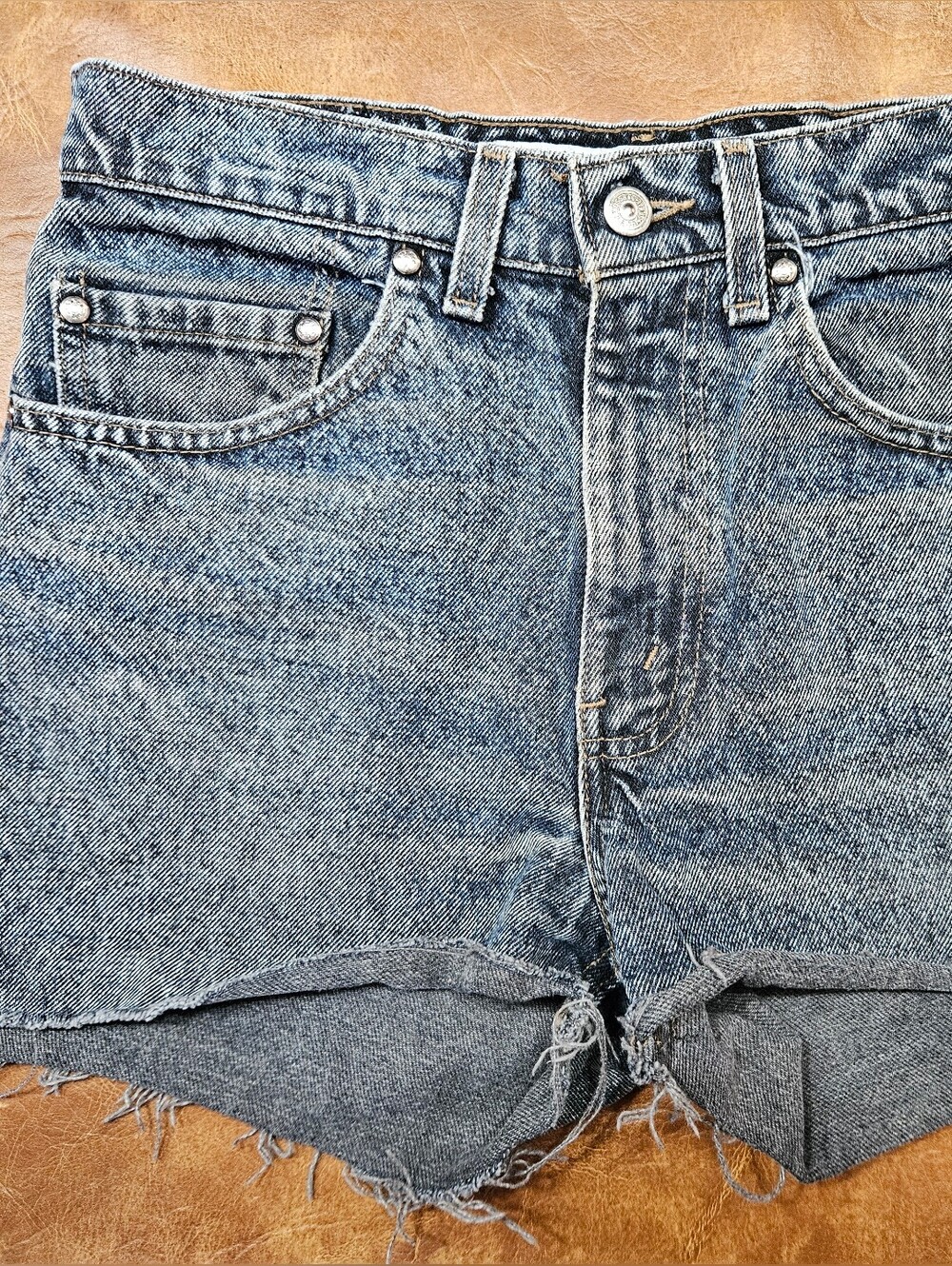 Vintage 90s Levis Cutoffs High Rise Medium